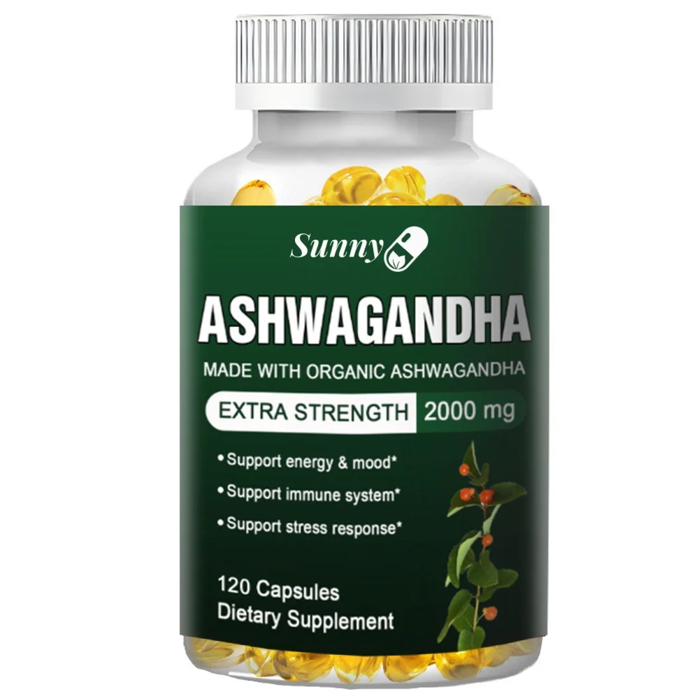 Ashwagandha Extract Root - Ashwagandha-Extrakt-Kapseln: Antioxidativ, Lipidsenkend, Stressabbauend, Schlafverbessernd, Immunsystem-Stärkend
