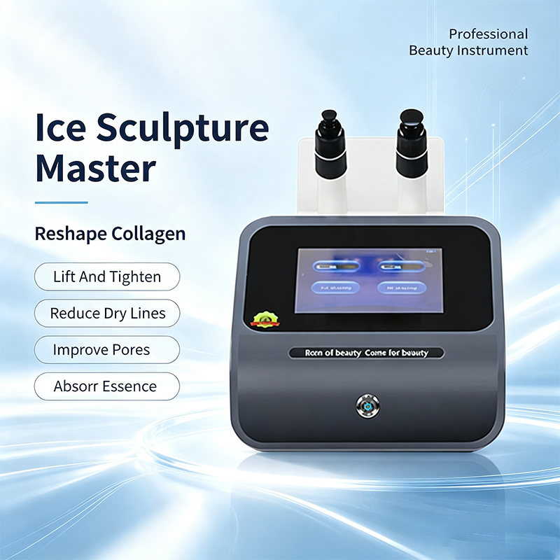 Master Nutrition & Fitness Club Kuchaman City Reviews - Ice Sculpture Master RF Gesichts-Schönheitsgerät Kalt-Warm-Boost