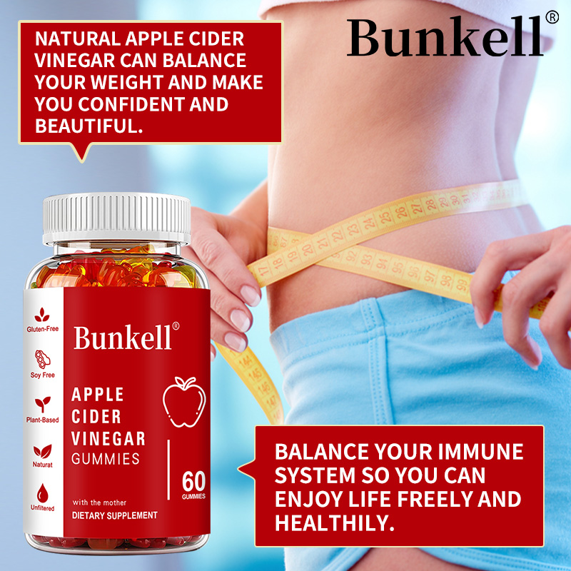 Apple Cider Vinegar Pill - Apfelessig-Gummis mit Vitamin B12 – Unterstützung