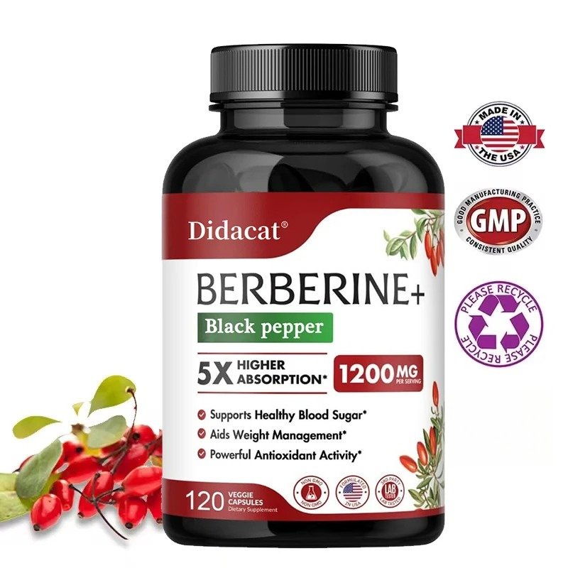 Apple Cider Vinegar Pill - Berberine HCL-Ergänzungsmittel – für Stoffwechsel und