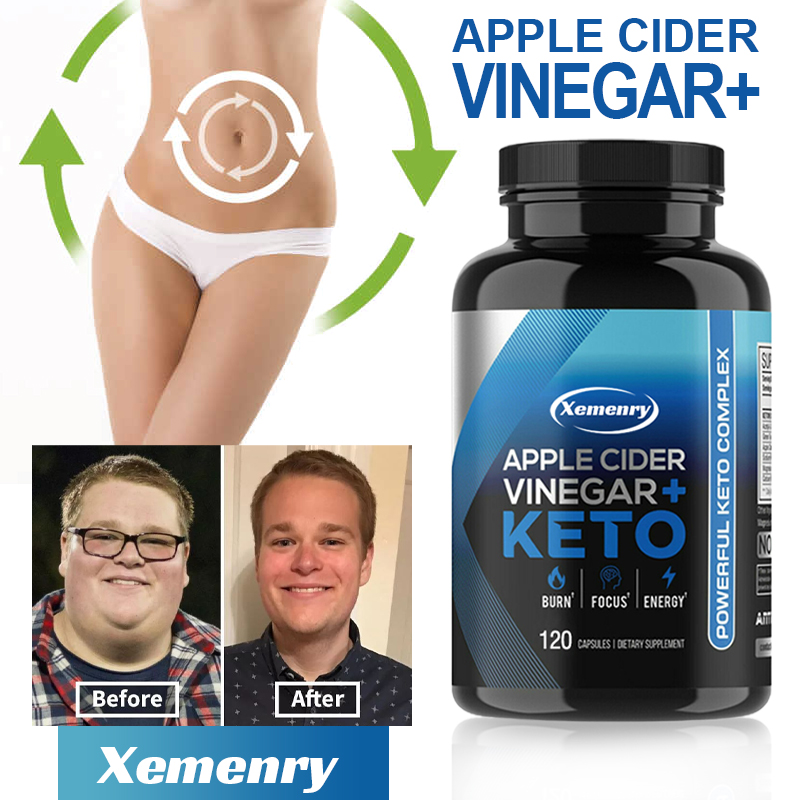 Apple Cider Vinegar Pill - Keto Apfelessig-Kapsel – unterstützt Appetit, Stoffwechselfunktion,