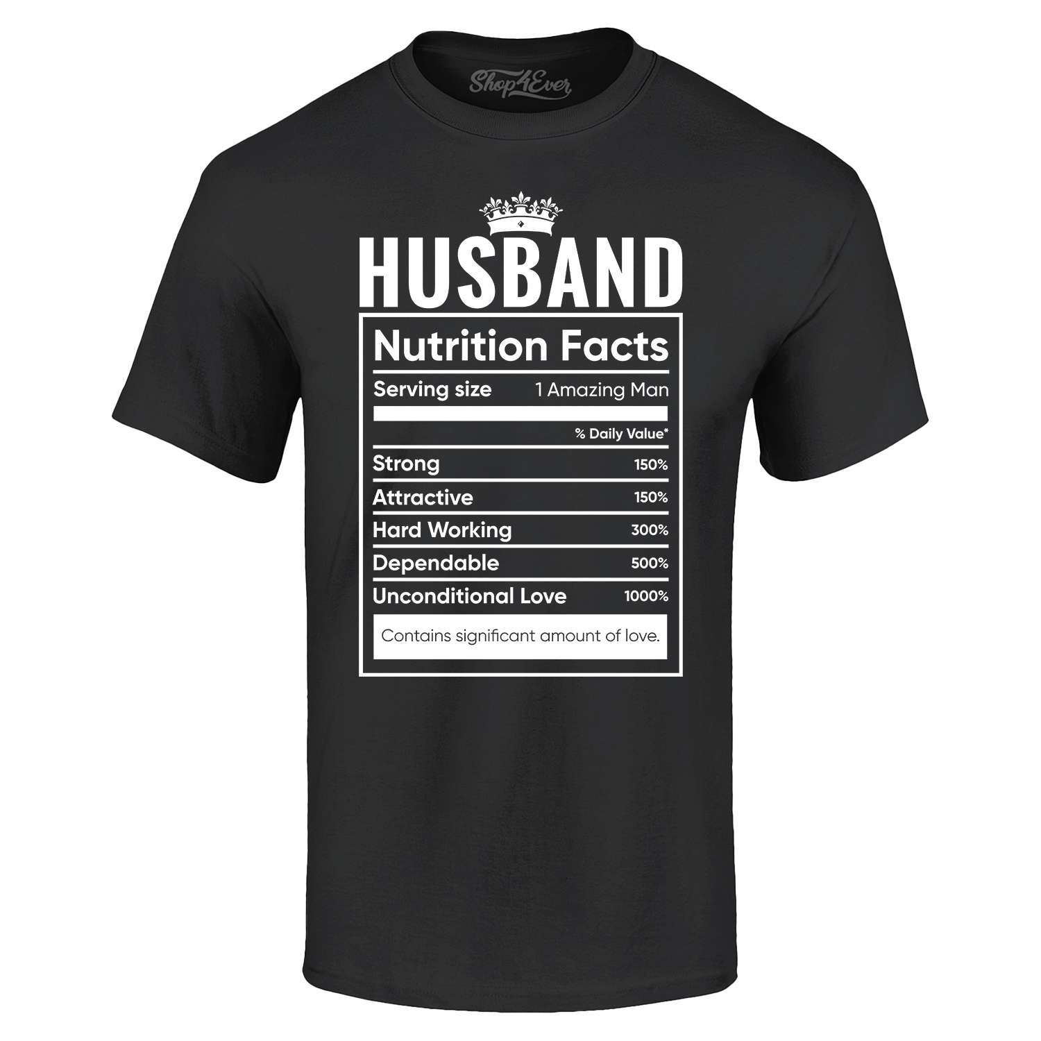 Nutrition & Fitness Class - Ehemann-Ernährungsfeiten-T-Shirt, lustiges Geschenk für Männer von