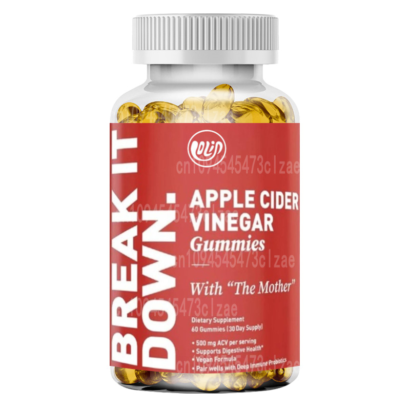 Apple Cider Vinegar Pill - Apfelessig-Gummibärchen mit 500 mg Folsäure, B12