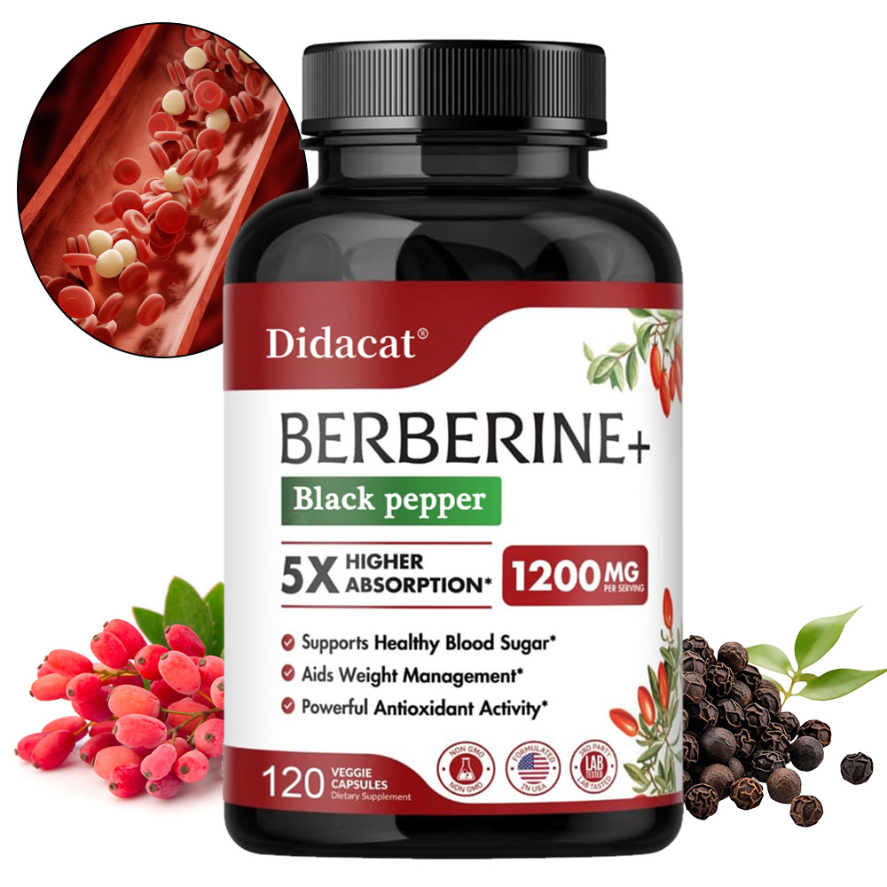 Apple Cider Vinegar Pill - Berberin-Nahrungsergänzungsmittel 1200mg - Ultra Reines 98%