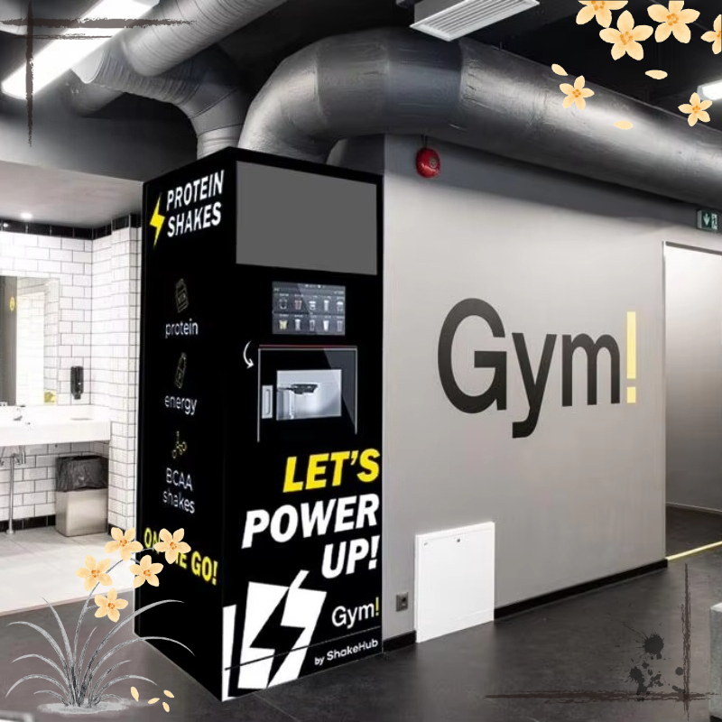Nutrition Fitness - Maßgeschneiderter Getränkeautomat für Nahrungsergänzungsmittel Automatischer Protein-Shake-Kiosk