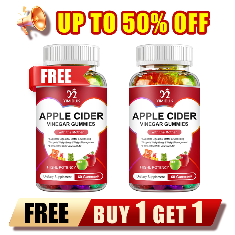 Apple Cider Vinegar Pill - Apfelessig-Gummibärchen für Natürliche Entgiftung & Gewichtsmanagement,