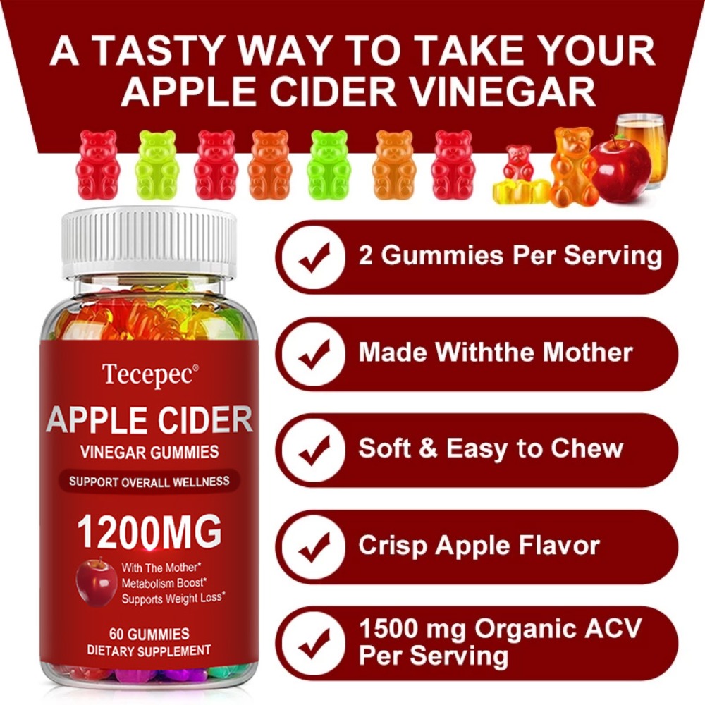 Apfelessig-Gummibärchen - Förd – Apple Cider Vinegar Pill Bewertung und Preis