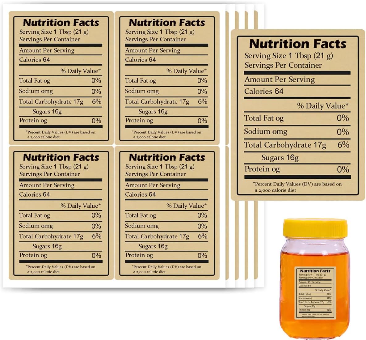 600 Stück Selbstklebende Kraft – Nutrition & Fitness Class Bewertung und Preis