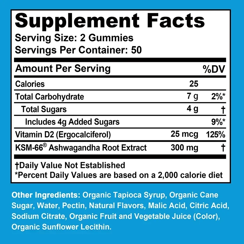 Ashwagandha-Gummibärchen - Mus – Ashwagandha Extract Root Bewertung und Preis