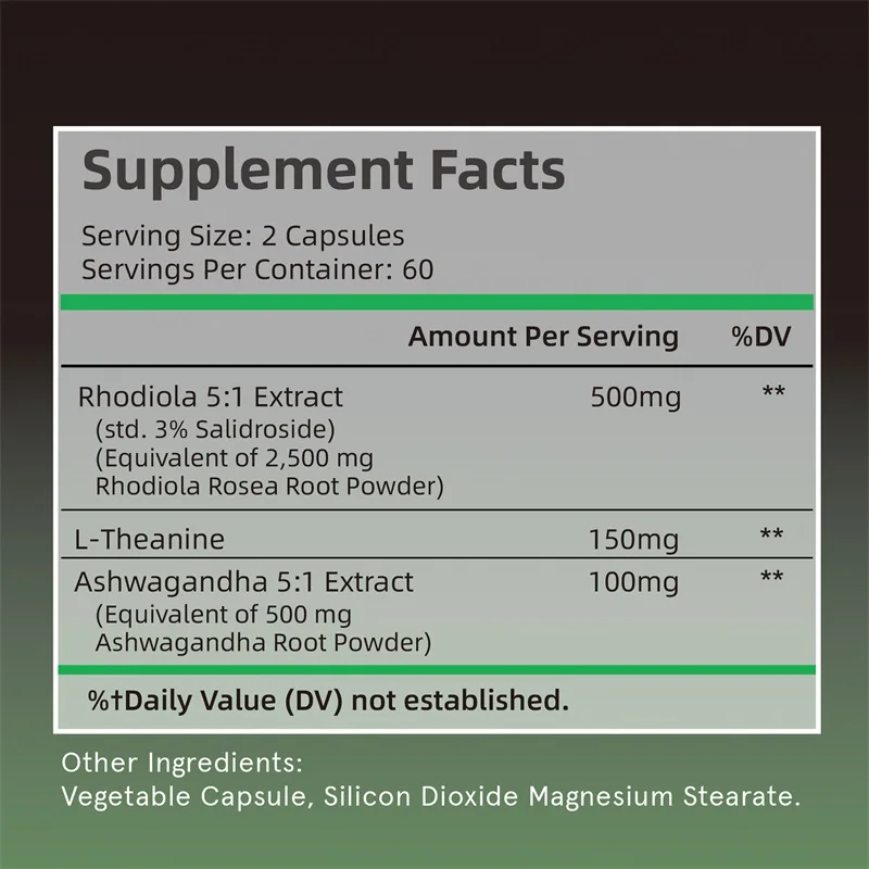 Rhodiola Rosea Max Nahrungserg – Ashwagandha Extract Root Bewertung und Preis
