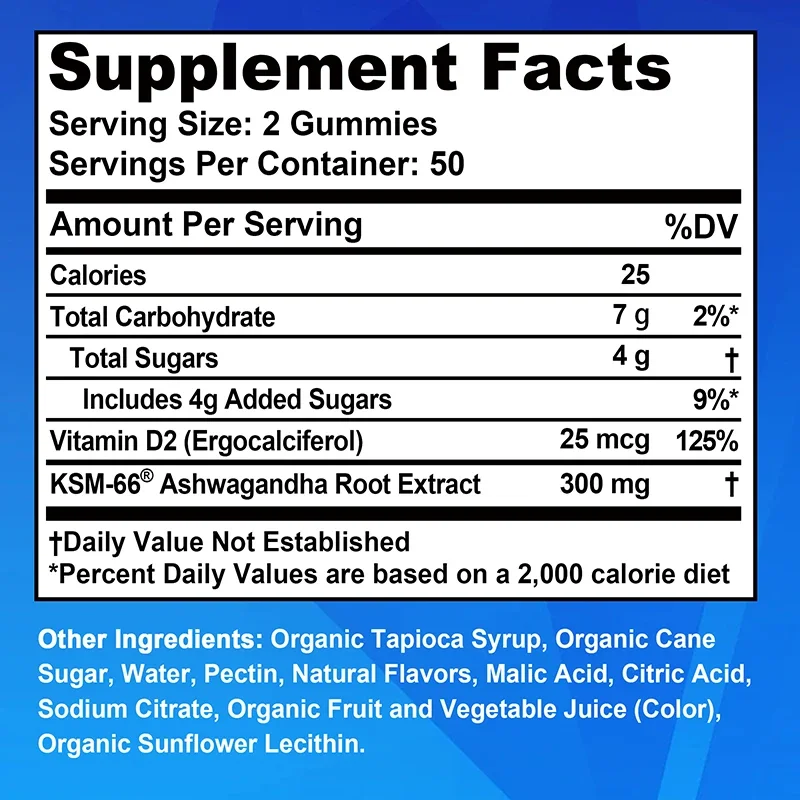 Ashwagandha-Gummibärchen - Str – Ashwagandha Extract Root Bewertung und Preis